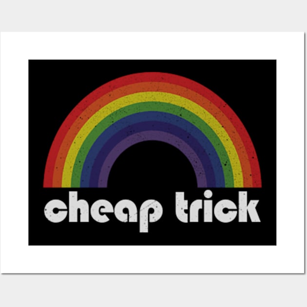 Cheap Trick - Rainbow Vintage Wall Art by Arthadollar